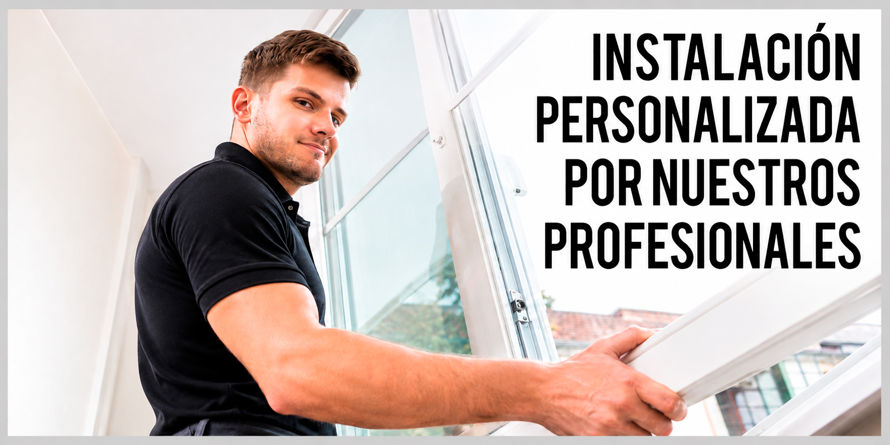 Unstalación de ventanas de PVC por profesionales